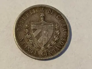 20 Centavos 1920 Cuba