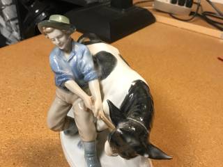 Tysk porcelænsfigur 