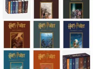 Harry Potter dansk 25 års jubilæumsudgave bokssæt 