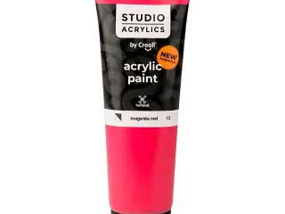 Creall Studio Akrylmaling, halvdækkende, magenta red (13), 120ml/ 1 fl.