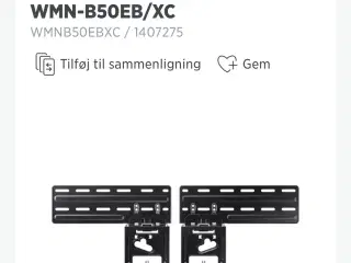 Tv holder til vægophæng