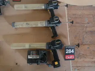 3 stk. Akku fugepistoler, Panasonic