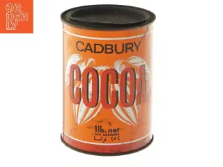 Cadbury kakao beholder (str. Ø 10 cm længde 14 cm)