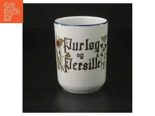 Urtepotte med tekst fra Knabstrup (str.  9,5 cm)