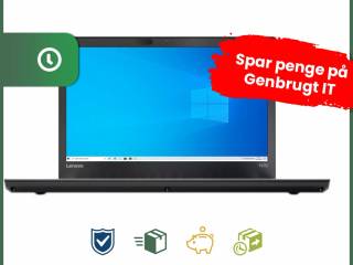 14" Lenovo ThinkPad T470 - Intel i5 6300U 2,4GHz 128GB SSD  8GB Win10 Pro - Grade B - bærbar computer