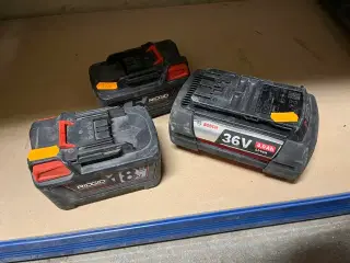 Blandet batterier