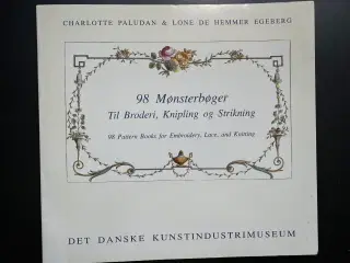 98 MØNSTERBØGER - til Broderi, Knipling, Strikning