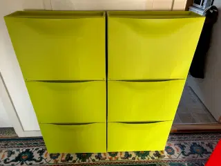 Skokasser Ikea grønne 3stk150kr 6stk300kr