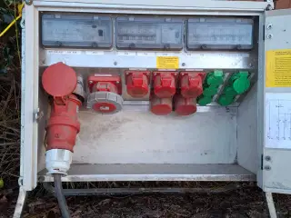Byggestrømstavle 63 amp . 