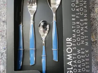 24 stk. bestiksæt BUGATTI GLAMOUR AVIO WINDOW BLUE