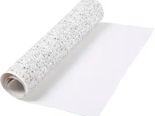 Læderpapir, terrazzo, B: 49,5 cm, folie,print, 350 g, hvid, 1m/ 1 rl.