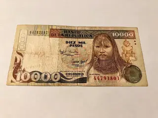 10000 Pesos Colombia 1993