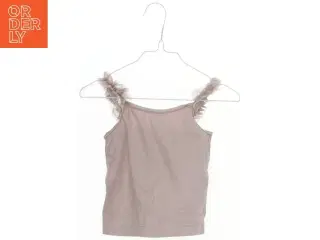 Lyserød top med tyl stropper fra H&M (str. 98)