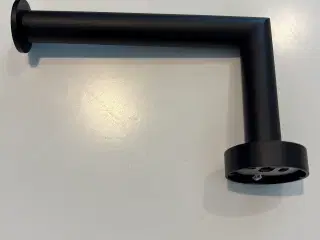 Toiletpapir holder i sort