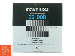 Maxell XLI 35-90B Audio Spolebånd fra Maxell (str. 18 x 18 cm)