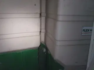 Lille silo til korn eller træpiller