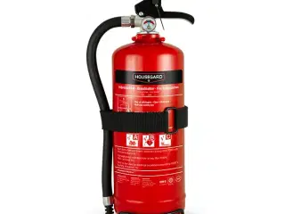 Housegard brandslukker pulver 2 kg. med beslag
