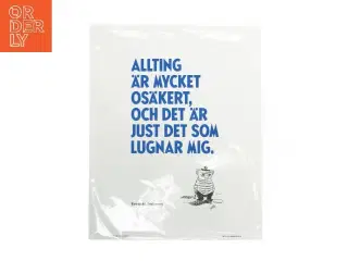 Plakat med citat af Too-ticki fra Putinki (str. 30x24 cm)
