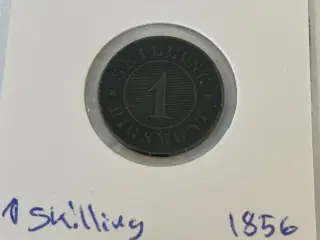 1 Skilling 1856 Danmark