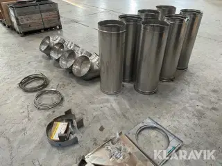 Rustfri skorsten Schiedel 350mm