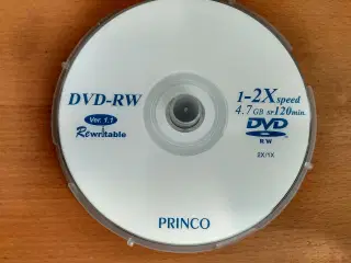 Brændbare DVD skiver