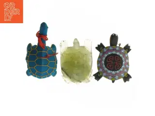 Dekorative skildpaddefigurer (str. 10 cm)