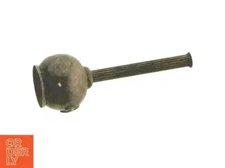 Gammel vase af messing (str. 12 cm)