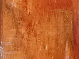 Arkrylmaleri moderne abstrakt lærred orange