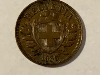 2 Rappen Switzerland 1936