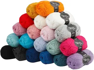 Ekstra Blødt Babygarn - 20x50g i 1 Pakke