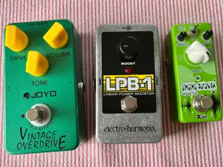 3 stk. guitar pedaler 