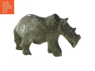 Skulptur af næsehorn (str. 8,5x14,5 cm)