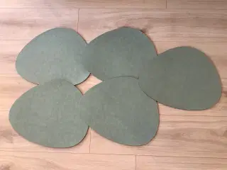 Dækkeserviet læderlook fra Dacore