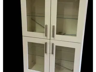 vitrine skabe med klart glas 