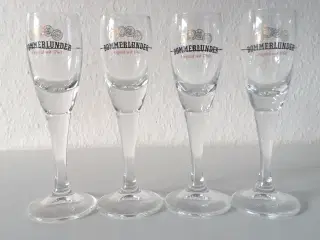 4 Bommerlunder snapseglas 
