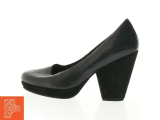 Sorte pumps i læderlook fra Gardenia Copenhagen (str. 39)