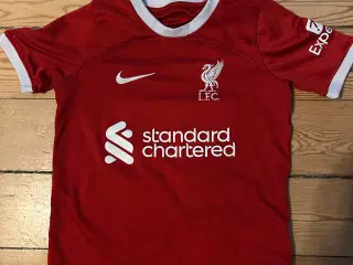 Liverpool Salah trøje str. 128-137 cm