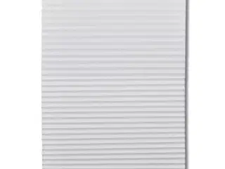Plisségardiner 80 x 200 cm hvid