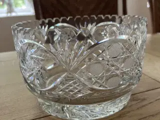 Krystal skål