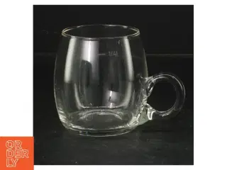 Glaskop med underkop fra Randwyck (str. 8 cm)
