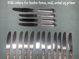 Hertha frokostknive og middagskniv 