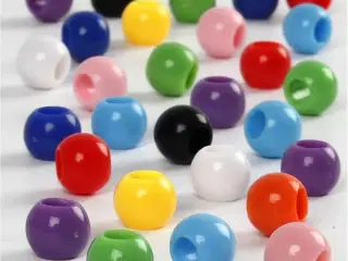 Kongoperler, diam. 8 mm, hulstr. 4 mm, 70 g, 125ml/ 1 pk.