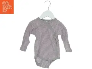 Stribet bodystocking til baby fra Joha (str. 68)