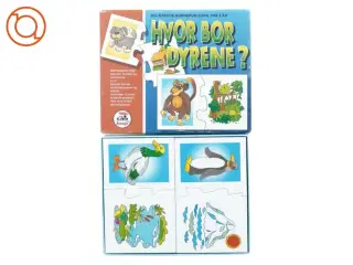 Hvor bor dyrene fra Den Spil (str. 17 x 15 cm)