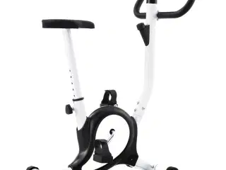 Motionscykel med bæltemodstand sort