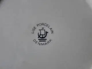 Havfrue motiv på porcelæn Tallerken/platte