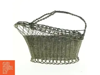 Fil de Fer Flettet metal kurv (str. 24 x 9 cm)