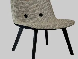 Erik Jørgensen Eyes Lounge EJ 3 Loungestol - Beige/Sort Eg Stel