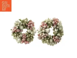 Kunstige blomster lys kranse (str. Ø 6 cm)