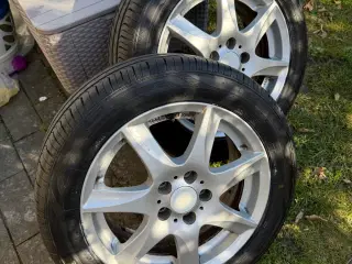 Sommerdæk med fælge 